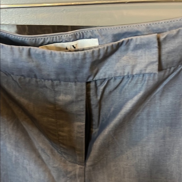 Armani Exchange Gray Dress Pants Flat Front cropped length size 8 - Picture 6 of 14